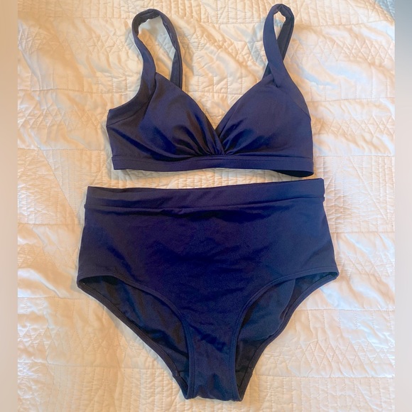 Boden Swim Boden High Rise Bikini Navy Poshmark
